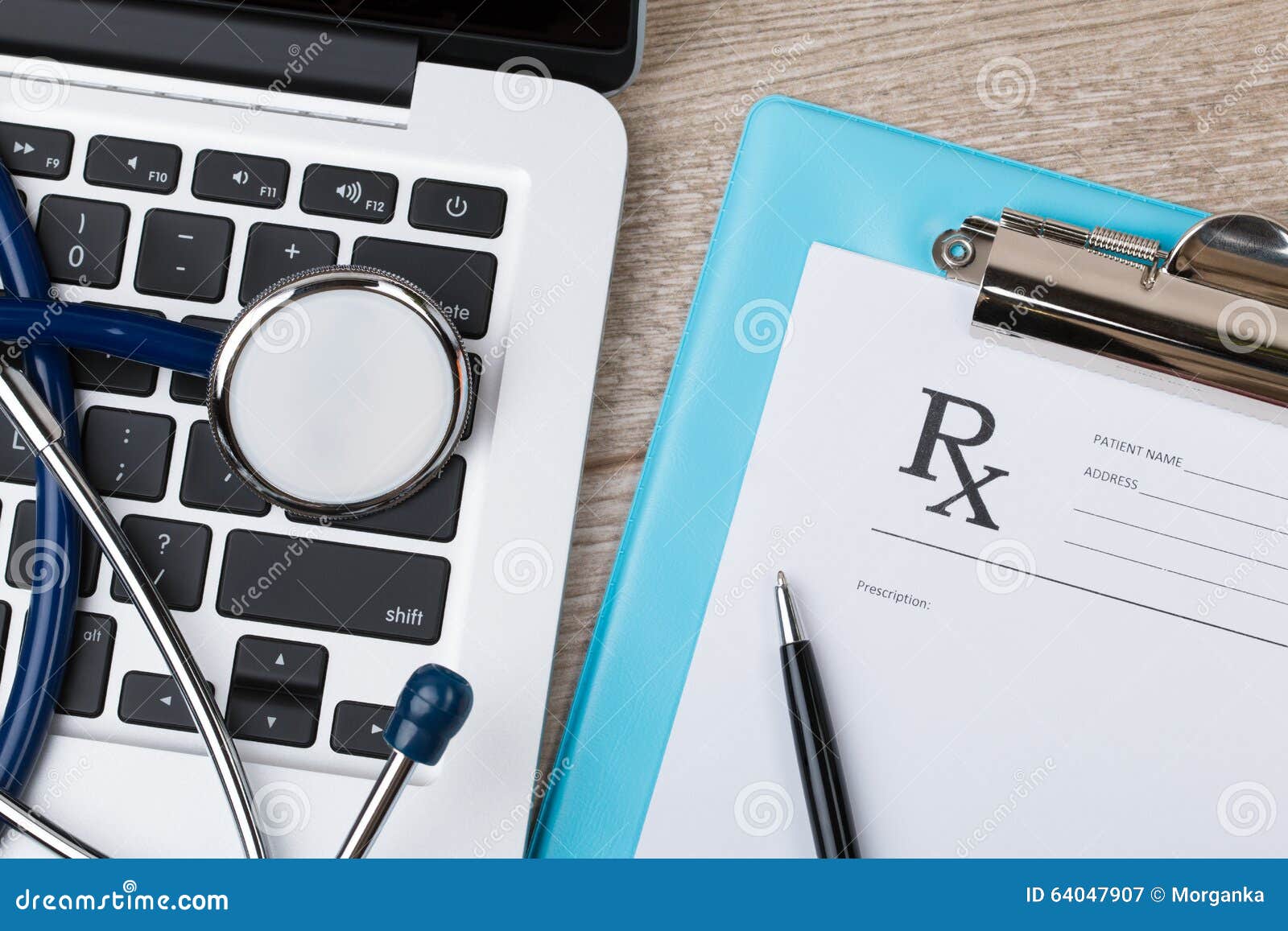 close-up view of doctorÃ¢â¬â¢s working table